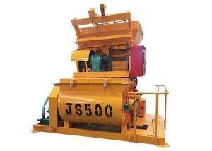 China Stationary Automatic Concrete Mixer Machine Small Twin Shaft Foam Concrete Mixer factory