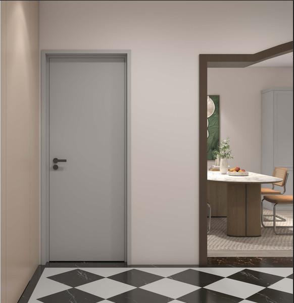Corrosion-Resistant Fadior Stainless Steel Dual Frame Starry Grey Interior Door