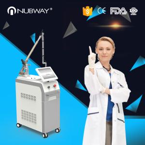 China Nd yag laser 1064 nm / 532nm pigments tattoo removal q switch nd yag laser for facial rejuvenation factory
