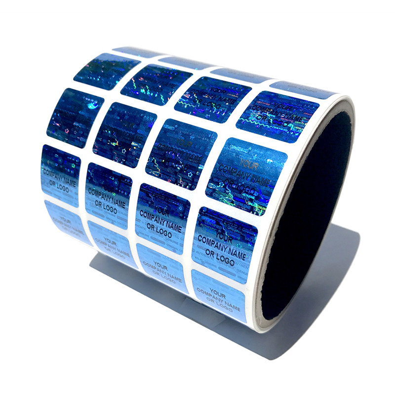 Plastic Anti Counterfeit Label With Watermark Security Feature For Brand