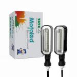 6500k Motorcycle LED Turn Signal Light For Electric Cars 12LED One Shaped