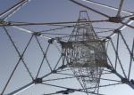 10KV - 1000KV Tubular Transmission Tower Custom Height High Yeild Strength