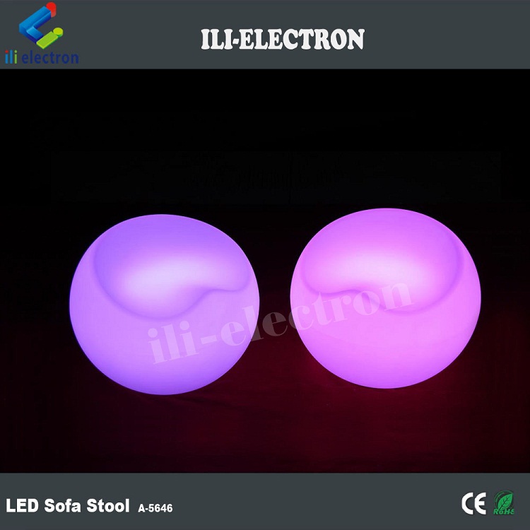 Commercial Plastic LED Lounge Furniture Modern Style For Event
