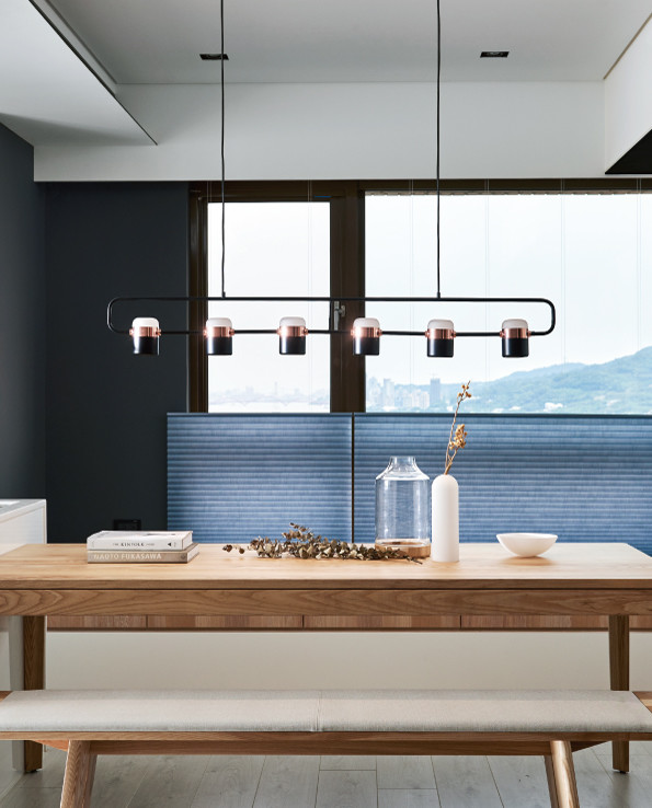Led Modern Electroplated Golden Decorative Chandelier Copper Pendant Lamp