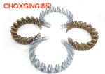 Galvanized 8 Ga Zig Zag Sofa Springs , 20'' Sinuous Steel Wire , Oil Tempered No