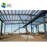 Prefabricated Steel Structure Warehouse Galvanized / Painted Steel Farm Building