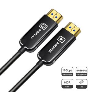 China 3d 4k 18gbps Active Hdmi Cable Ultra Slim Cotton 3m Male Male factory