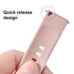 Silicone 22mm Soft Rubber Watch Strap with Stainless Steel Buckle