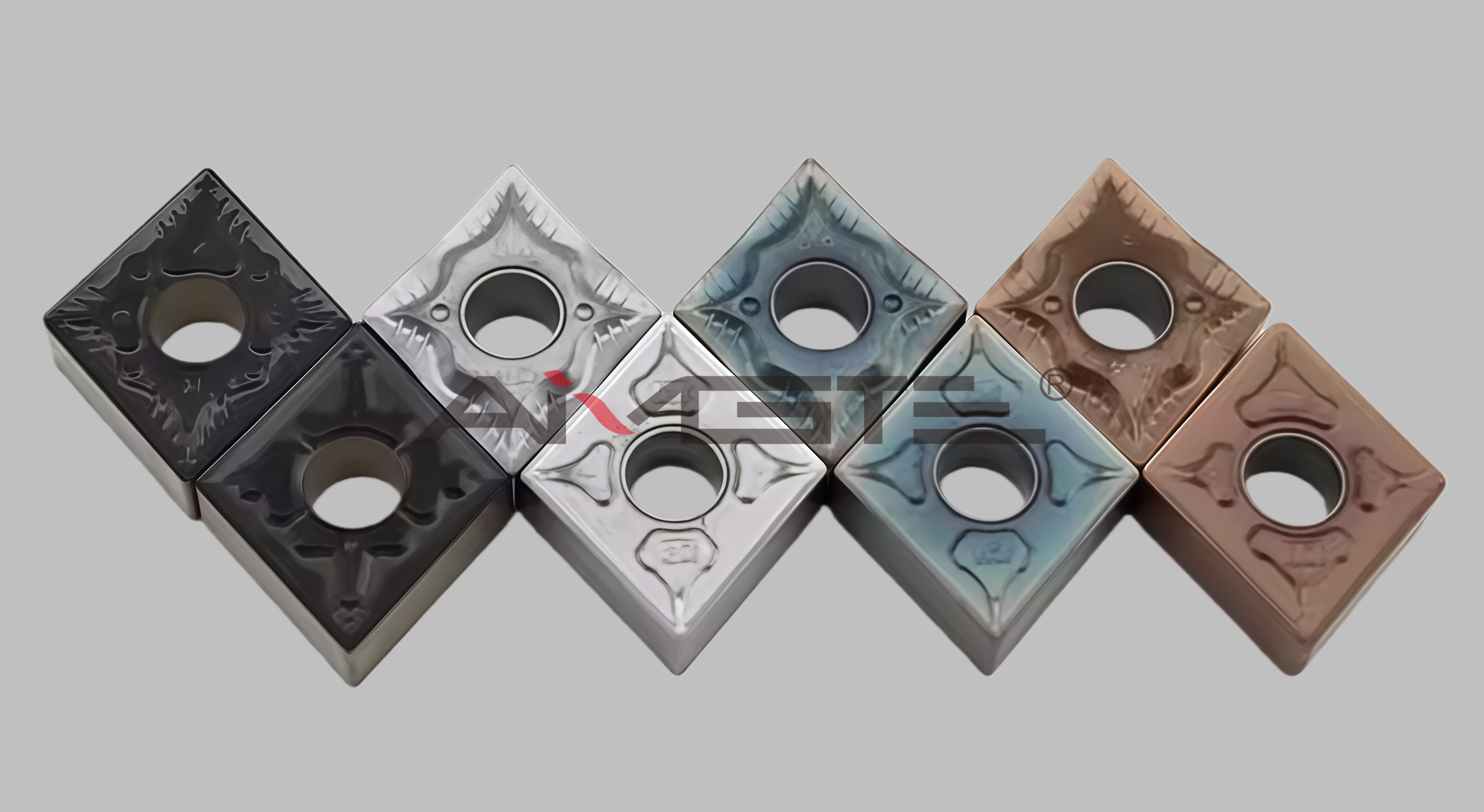 High-Precision Carbide Turning Insert with GF Chipbreaker for Finishing