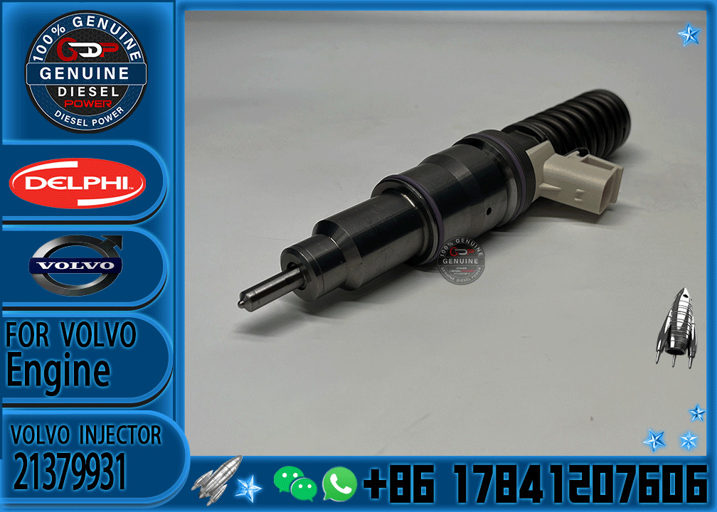 Excavator Parts Injector Diesel BEBE4D27001 21379931 Nozzle Injector VOE21379931 MD13 Engine Injector