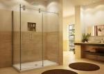 Decorative Custom Bathroom Shower Glass 4-12mm Thickness For Shower Room