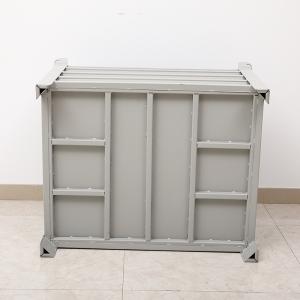 China Electrogalvanized 1500kg Cpacity Steel Q235 Folding Pallet Box factory
