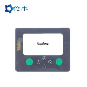 China Anti-Glare Acrylic Front Panel Overlay 3M467 RAL Color Silk Screen Printing on sale