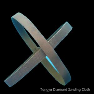 China 10mm Diamond Abrasive Belt Soft Grinding Hot Sandblasted factory