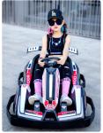 G.W. N.W 19kg/16kgs Kids Outdoor Electric Go Kart Car 12V Battery Power and 4