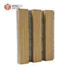 Modern Luxurious Wood Slat Acoustic Panel Elegant Veneer Finish For Studio