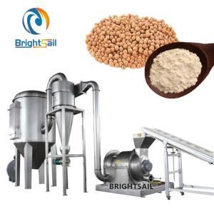 China Ss304 Food Grade Grain Mill Machine Besan Chickpea Hammer Mill 100-2000 Kg/H factory