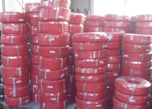 China Flexible Groove Surface Rubber Water Hose , Insulated Water Hose With Fiber Braided factory
