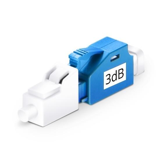 Exact Cables LC/APC Male-Female Fiber Optic Attenuator -45C- 80C Ambient