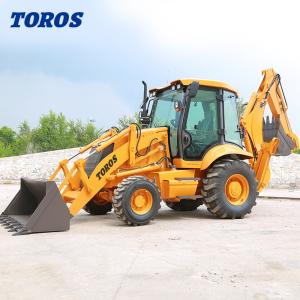 China TOROS Versatile Mini Backhoe Loader Machine 1 Ton 2 Ton 3 Ton factory