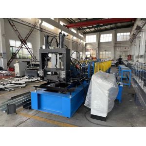 China 18 Stations Galvanized Steel 100-300mm Automatically Width And Height Adjustable CZ Purlin Roll Forming Machine on sale