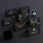 High Grade Touch Birthday Black 250gsm Bronzed Greeting Card With Envelope