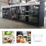 HIPS Round Clear Dessert Plastic Bowl Making Machine Disposable 12X2.7X2.4m