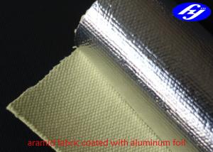 China Acid / Alkali Resistance Aramid Fiber Fabric Aluminum Foil Coated Fiberglass factory