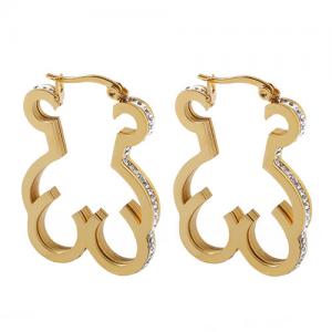 Women Gold Plated Stainless Steel Earrings Touch Love Costume Jewelry Earrings