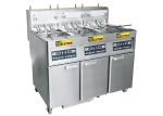 84 Liters Commercial Electric Deep Fryer 3 Oil Tank Built - in Oil Filtration