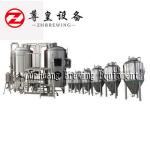 380V SS Commercial Beer Brewing Equipment Silver Color 500L / 1000L Capacity