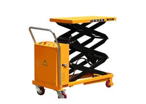China DPS500 Double Scissors Electric Lift Table Loading Capacity 500kg factory