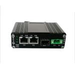 Industrial Ethernet Fiber Media Converter 60W PoE+ DIN Rail / Wall mount Options