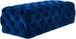 classic furniture bottom tufted velvet fabric ottoman 3 colour fabric bartools