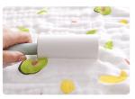 Anti Static Woven 6 Layer Gauze Fabric Strawberry And Flower Pattern