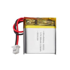 China Rechargeable Custom Medical Lithium Battery 3.7V 280mAh LiPo Battery factory