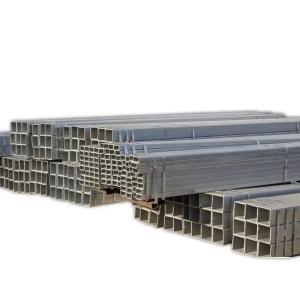 China 4x4 Inch Heavy-Duty Pre-Galvanized Square Steel Pipes Grade Steel 0.7mm Zinc Layer for Industrial Fluid Pipe factory