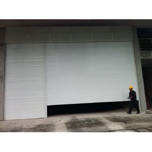 77mm Energy Saving Foam Filled Aluminum Roller Shutter Door with Polyurethane