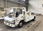 ISUZU Chassis 3-4 ton's Winch Road Wrecker Truck with 4200×2300mm Flatbed