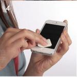 Disposable single packed customized lens wet wipes