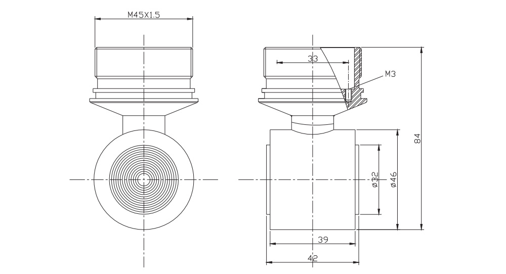 Monocrystalline Silicon 3051 Differential Capacitive Pressure Sensor