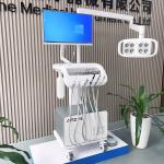 Dental Clinic Dental Trolley With PC And Oral Camera Unique Mobile Dental Unit