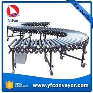 China Flexible Powered Stainless Steel 304 Roller Conveyor factory