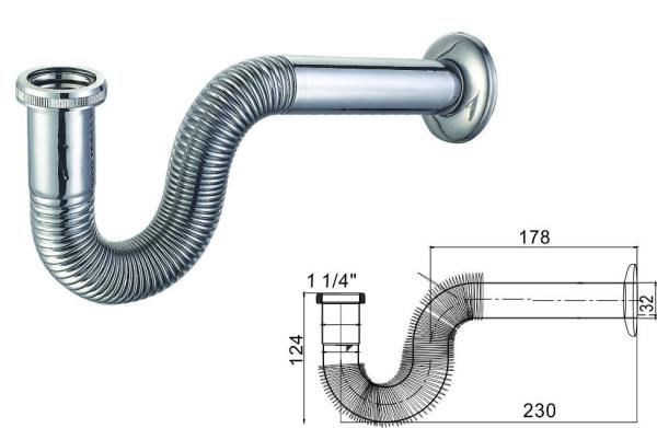 bathroom fittings,bathroom accessories,siphon,brass p trap