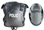 Police Military FBF Chest & Back Riot Body Armor With Crotch Protection