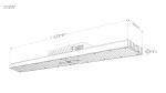 480umol/s 200W Dimmable LED Grow Light Uv Ir Red 730nm For Greenhouse