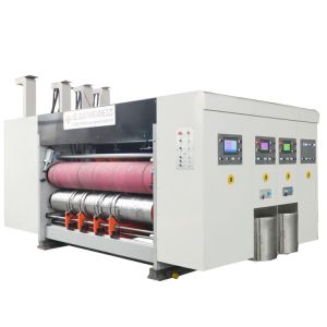 Small Pizza Carton Box 150pcs/Min 4 Color Flexo Printing Machine