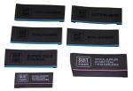 Eco-friendly Clothing Woven Labels Hang Tag 50D yarn Clarify woven for Sports