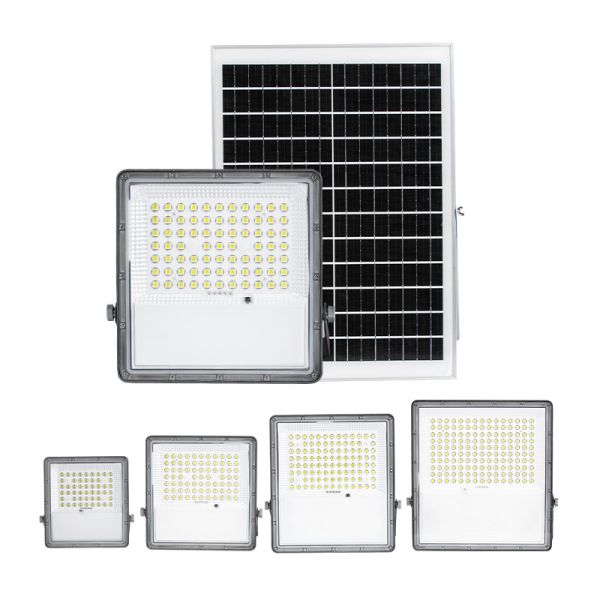 China 7000k Solar Flood Light , Dusk To Dawn Security Solar Flood Lamp IP65 300W factory