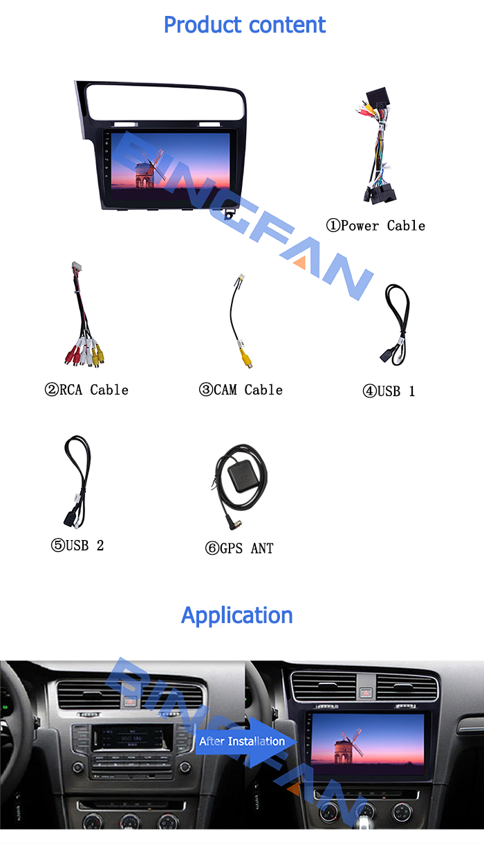 ODM Volkswagen Touch Screen Radio